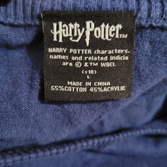 Harry Potter Sweater I Solemnly Swear That I Am Up To No Good Size Large Blue - Picture 5 of 6